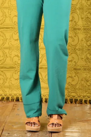 3176 Comfy Cotton-Lycra Slim Pant-Cadmium-U-TO OVERDYE