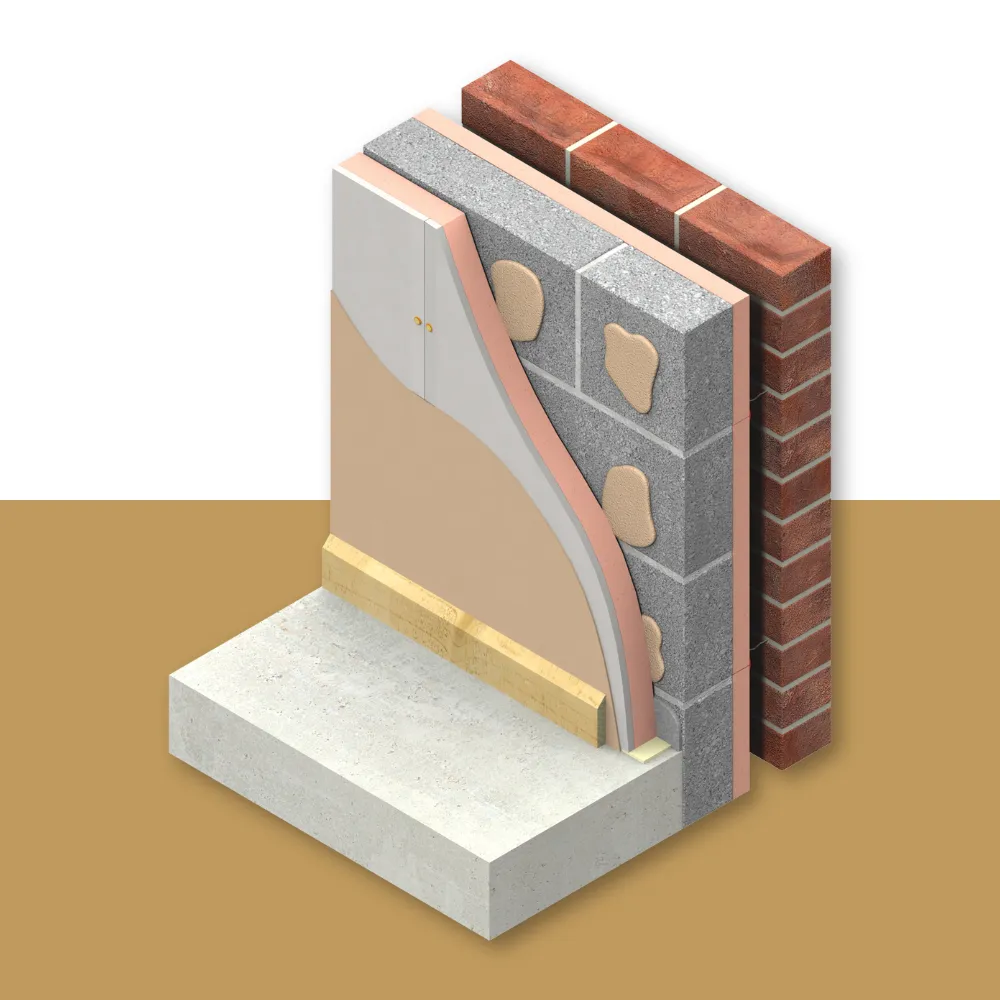 72.5mm Kingspan Kooltherm K118 Insulated Plasterboard (2400x1200mm) - per board