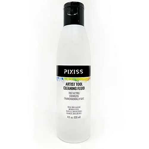 Airbrush Cleaner Kit With Brush Cleaner Solution - Ultimate Airbrush Cleaning Kit, Holder, and Pot for Efficient Cleaning of Airbrushes - Glass Clean