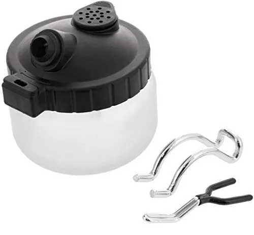 Airbrush Cleaner Kit With Brush Cleaner Solution - Ultimate Airbrush Cleaning Kit, Holder, and Pot for Efficient Cleaning of Airbrushes - Glass Clean