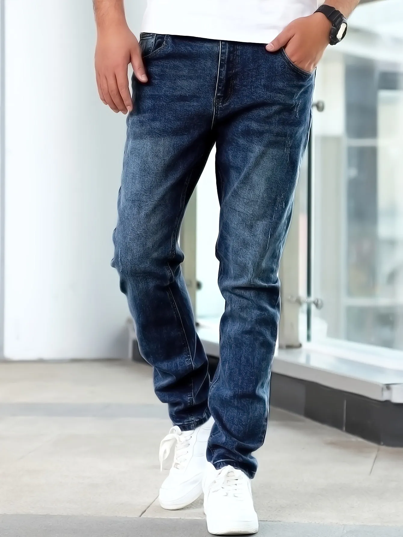 Alden - Straight Leg Stretch Jeans