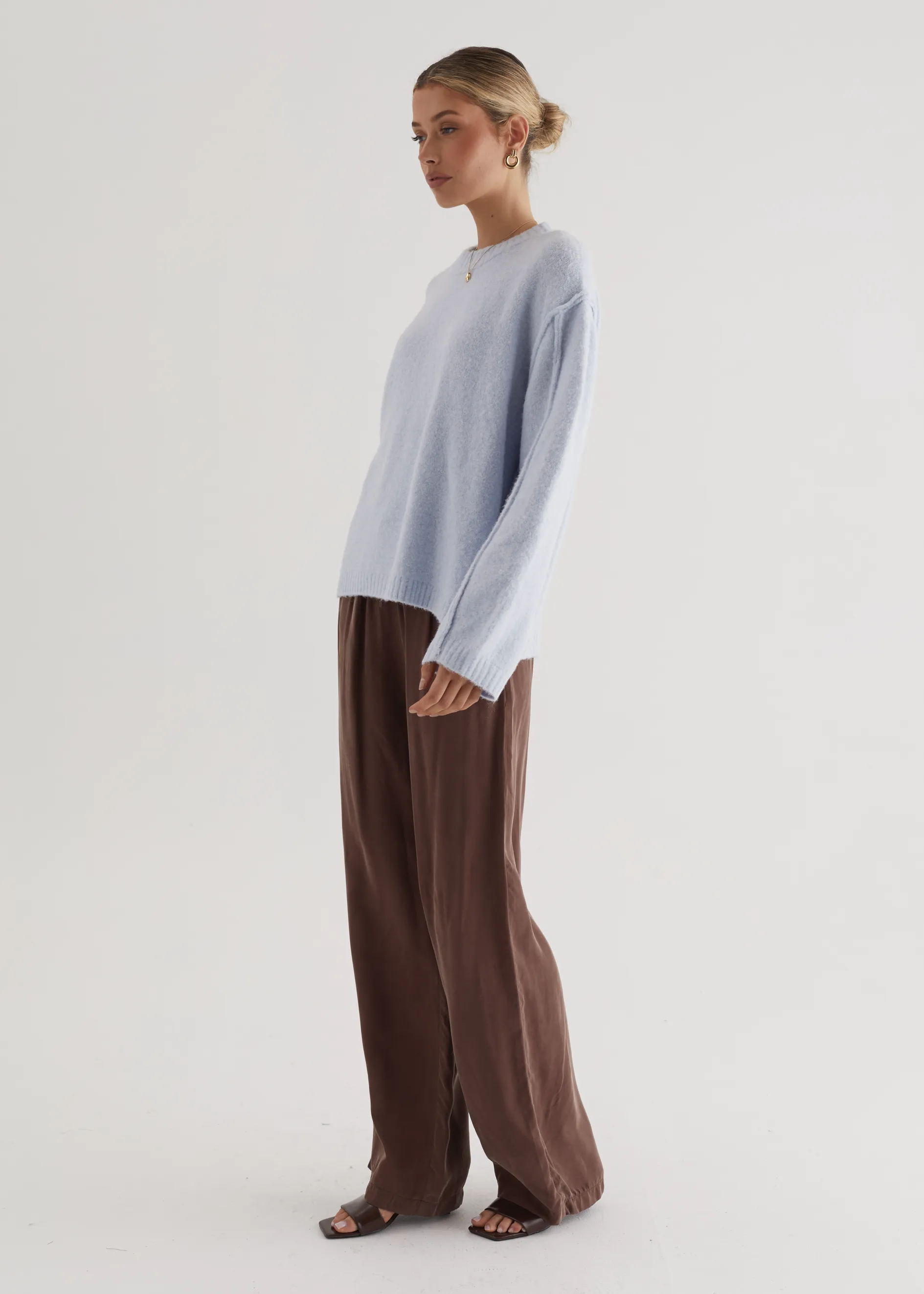 April Sweater - Sky Blue