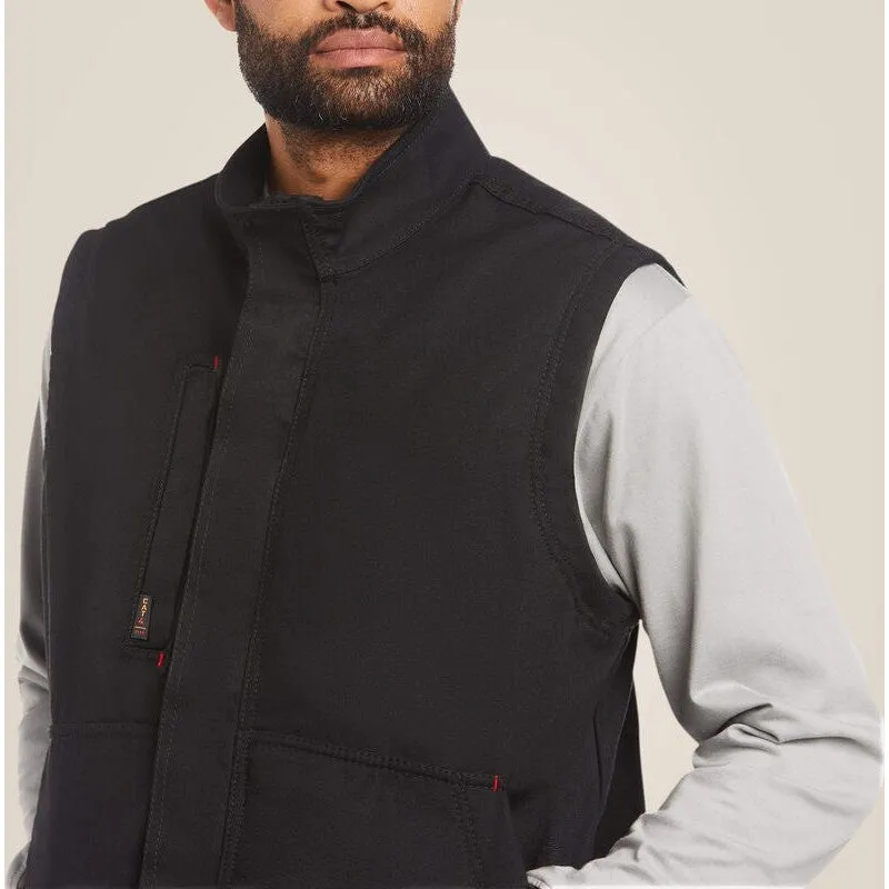 Ariat Men's Workhorse Flame Resistant Insulated Vest Black - 10024030