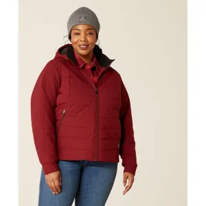 Ariat Women's Rebar Valkyrie Stretch Canvas Jacket Cabernet - 10052719