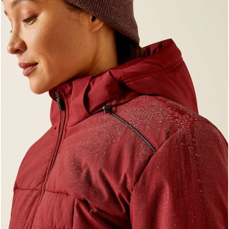 Ariat Women's Rebar Valkyrie Stretch Canvas Jacket Cabernet - 10052719