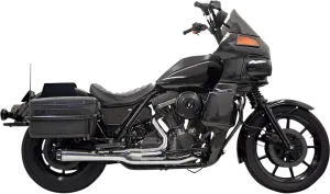 Bassani Manufacturing 1FXRF Road Rage 2:1 Short Megaphone Exhaust System - Chrome