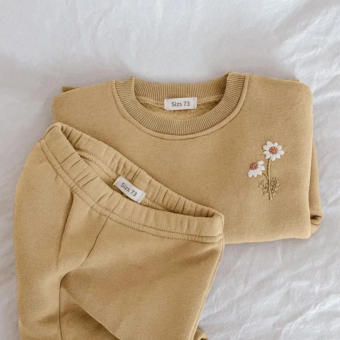 Belle Flower Tracksuit Set