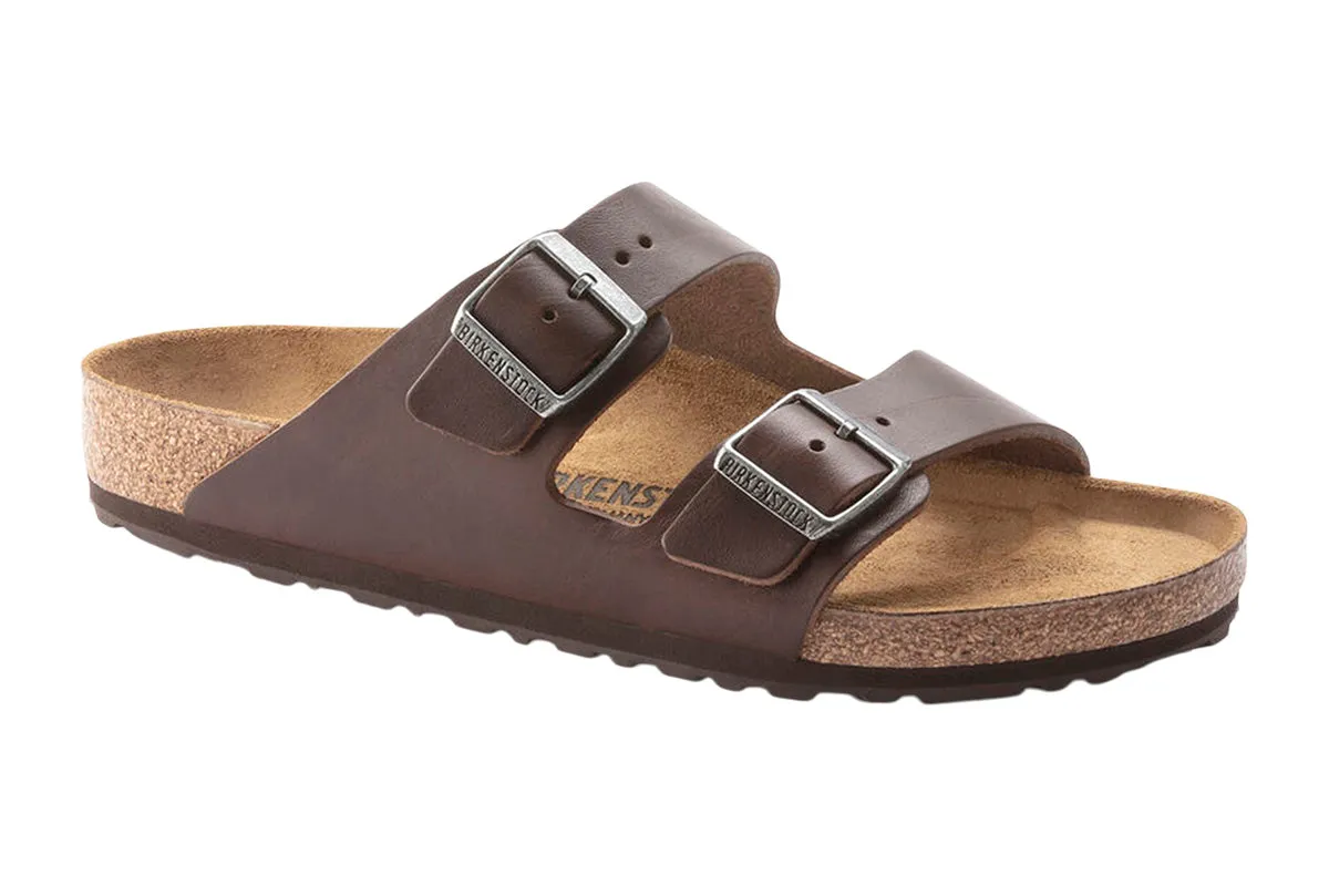Birkenstock Arizona R Vintage Wood Roast Natural Leather Mens
