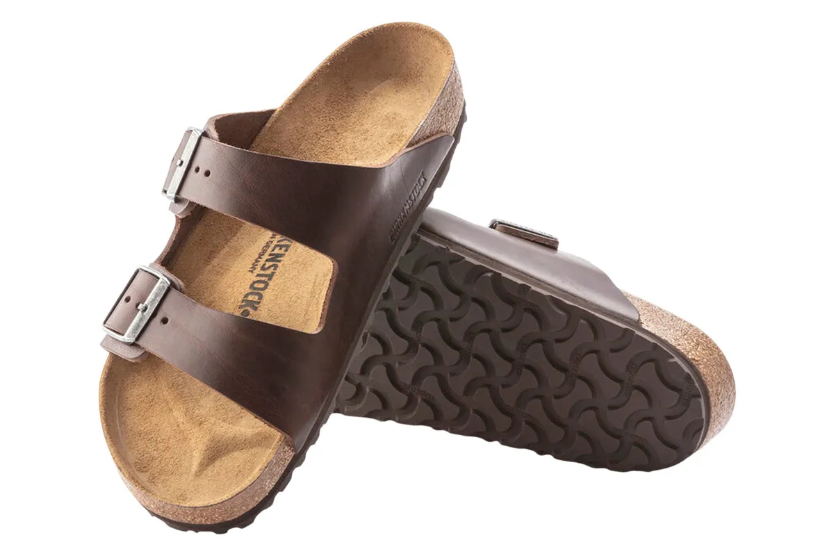 Birkenstock Arizona R Vintage Wood Roast Natural Leather Mens