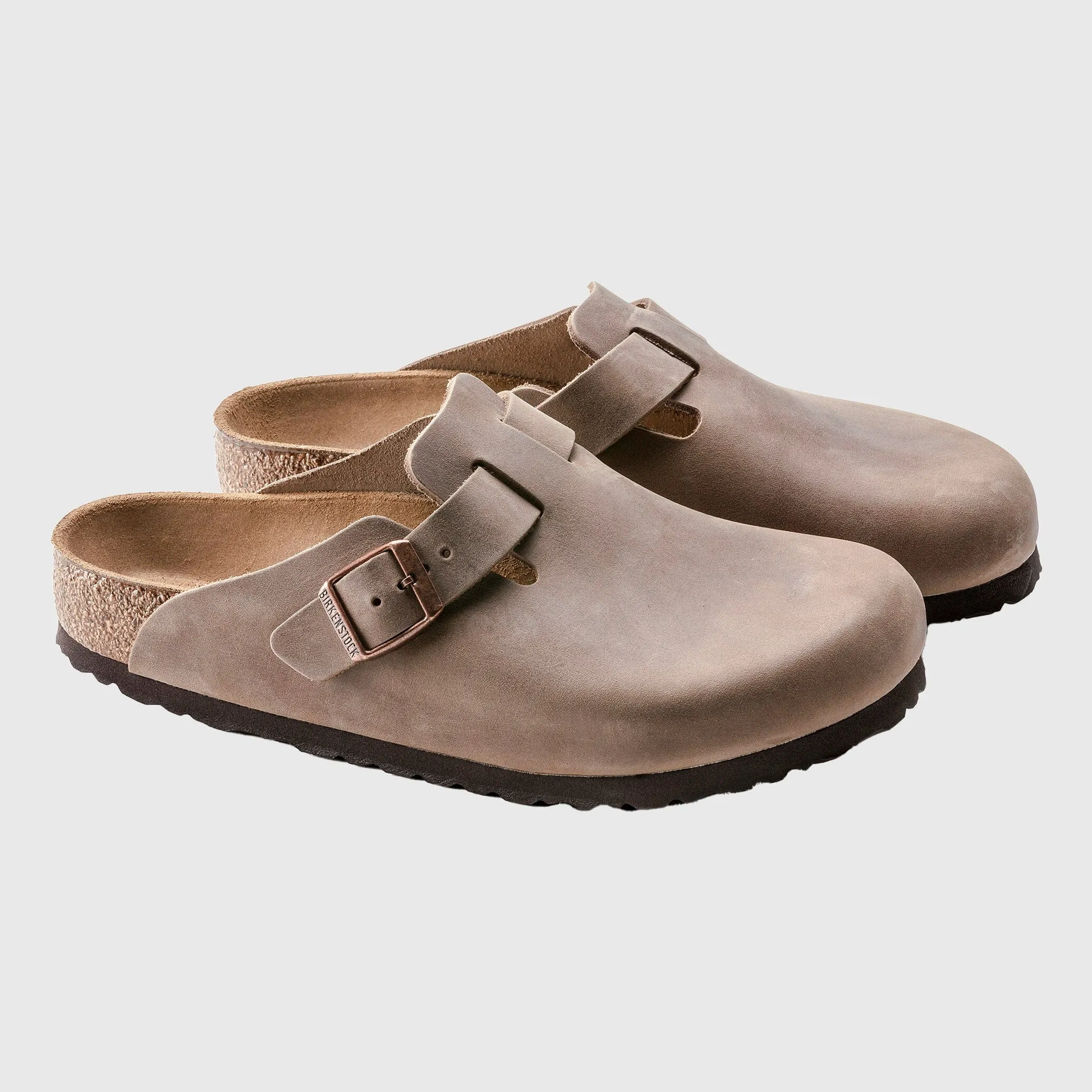 Birkenstock Boston Clog Oiled Leather - Tobacco Brown