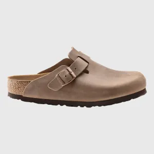 Birkenstock Boston Clog Oiled Leather - Tobacco Brown
