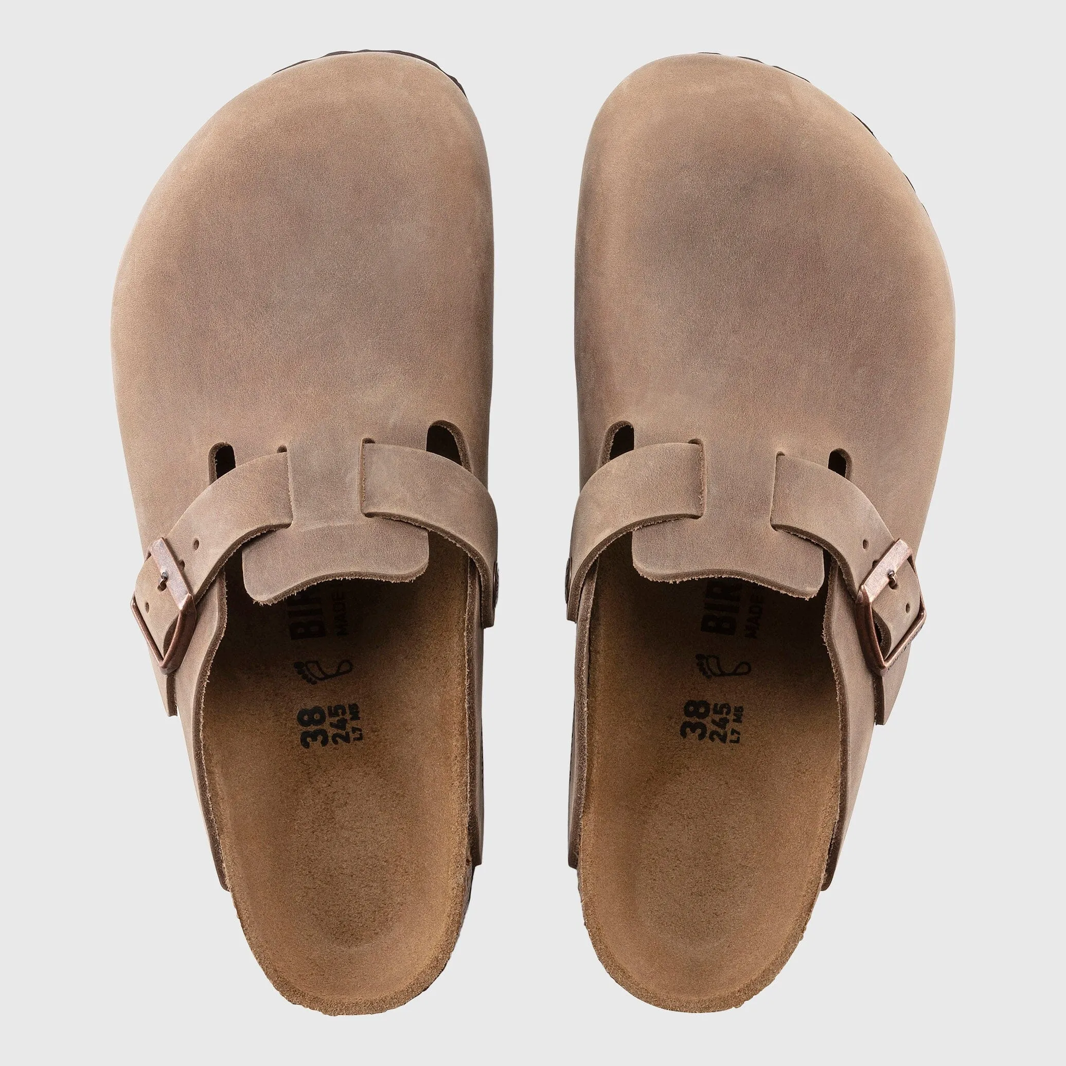 Birkenstock Boston Clog Oiled Leather - Tobacco Brown