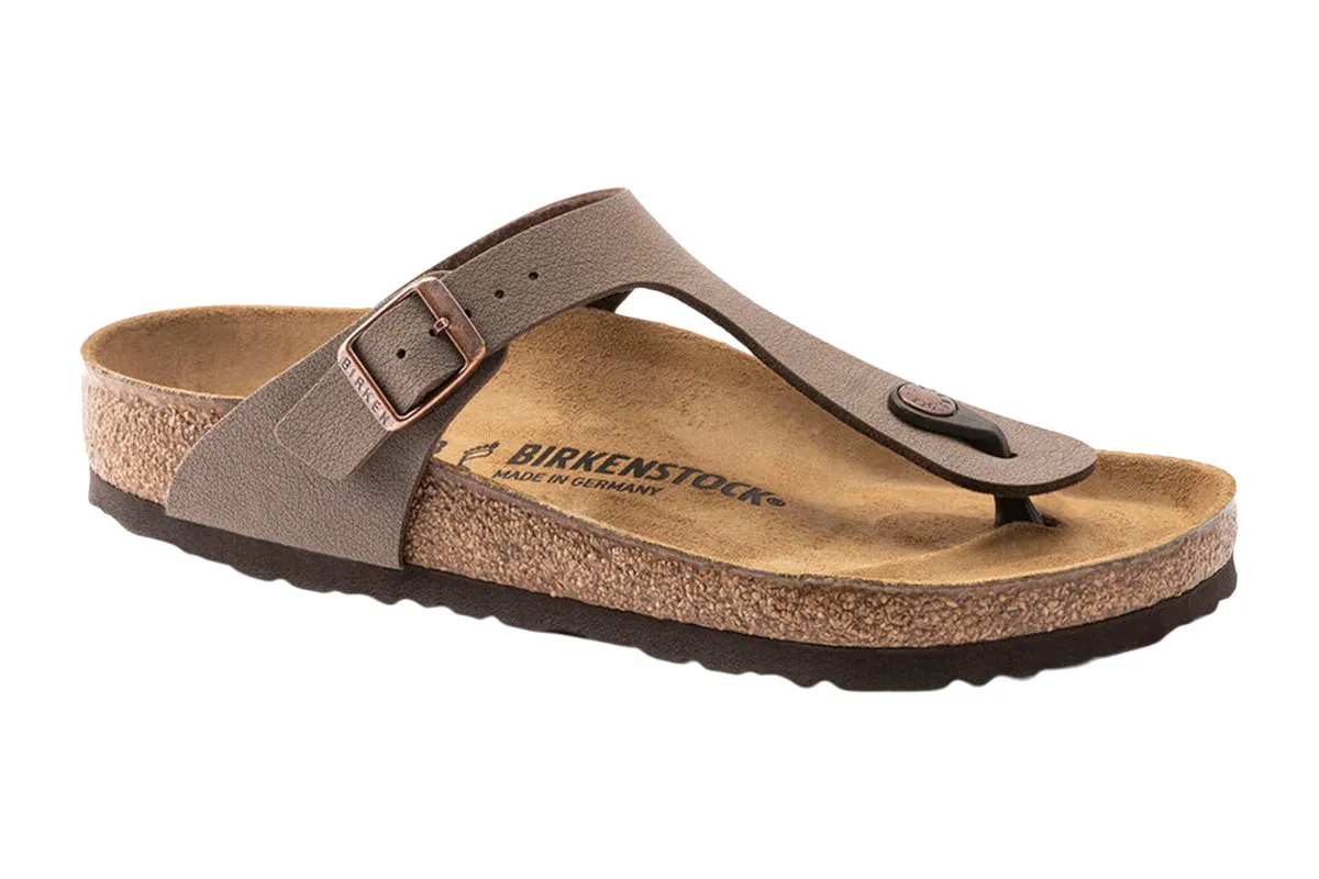 Birkenstock Gizeh N Mocca Birkibuc Womens
