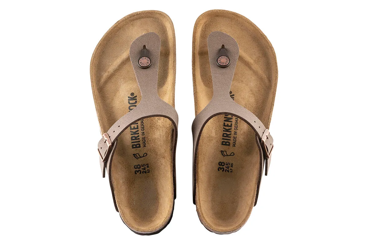 Birkenstock Gizeh N Mocca Birkibuc Womens