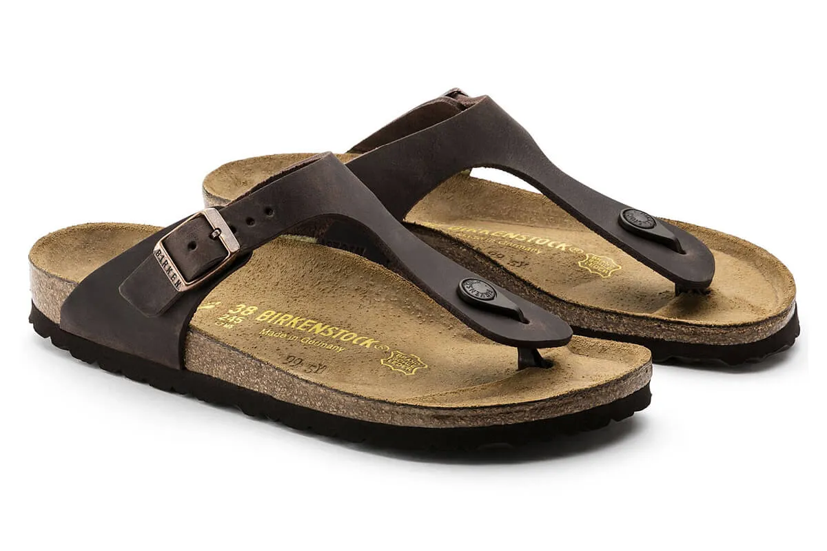 Birkenstock Gizeh R Habana Oiled Leather Unisex