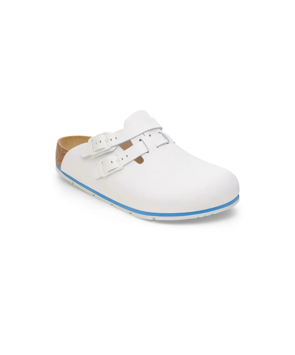 Birkenstock Kay Pro PU Coated/Leather White Clogs