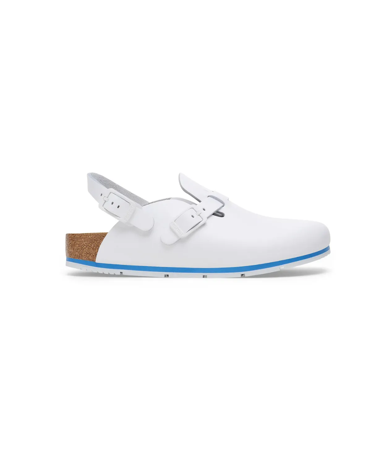 Birkenstock Kay Pro PU Coated/Leather White Clogs