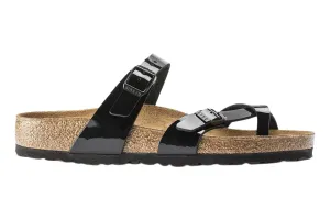 Birkenstock Mayari R Black Patent Birko-Flor Womens