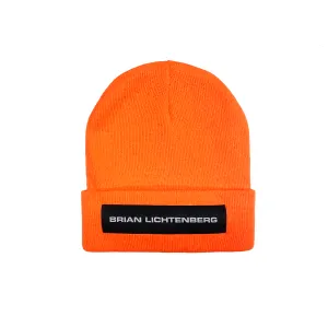 BL LABEL NEON ORANGE BEANIE