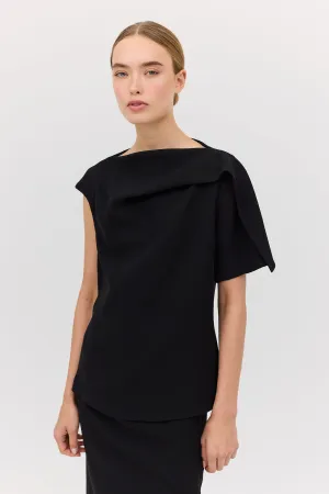 BLACK SUITING ANNEX TOP