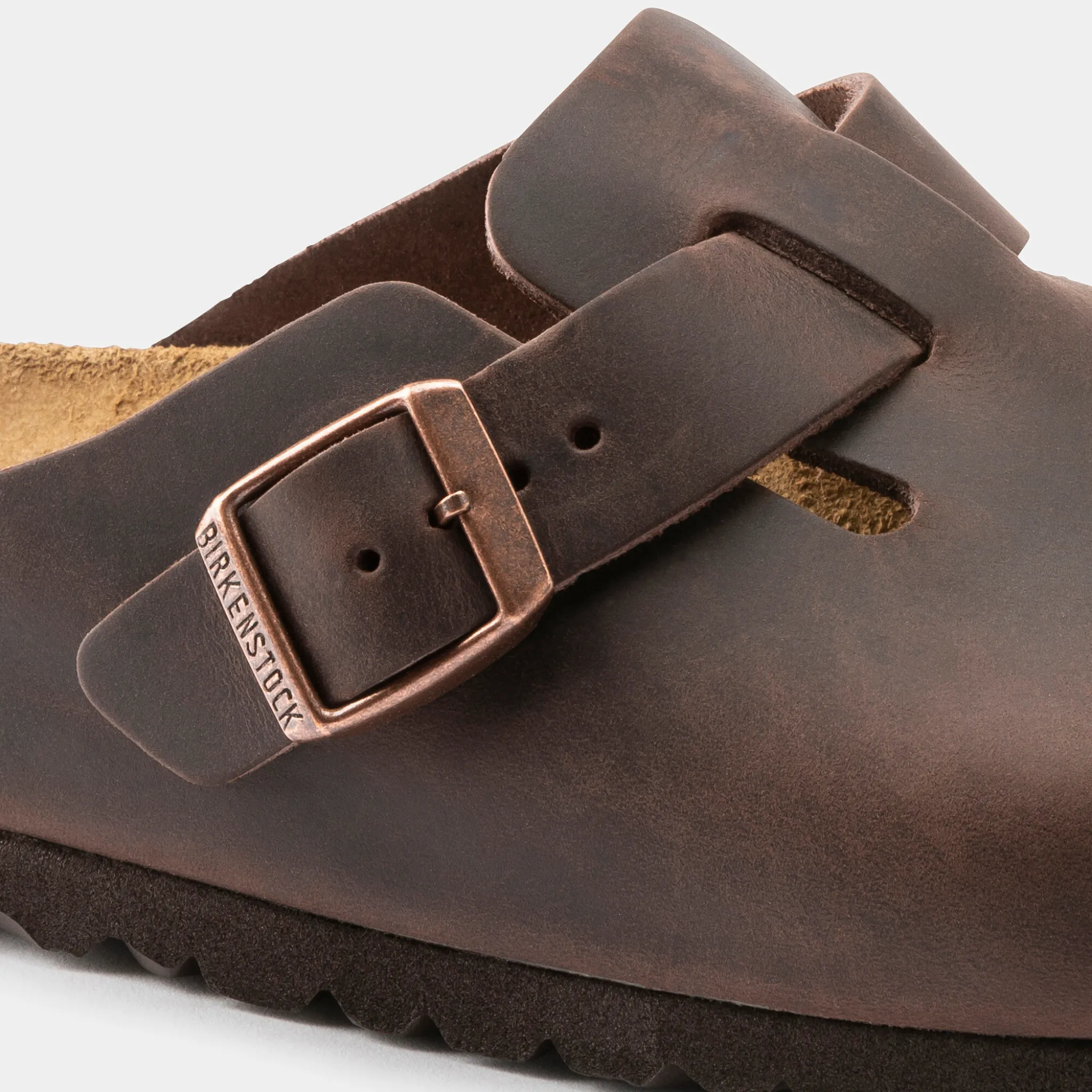 Boston Oiled Leather Habanna Flats