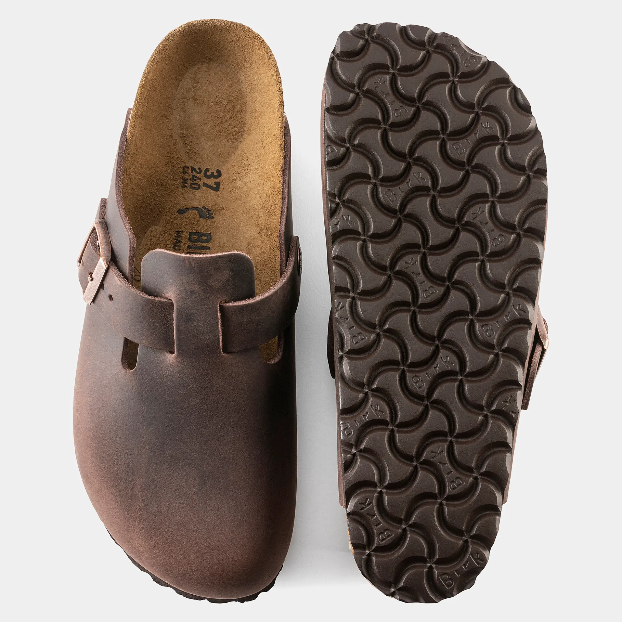 Boston Oiled Leather Habanna Flats