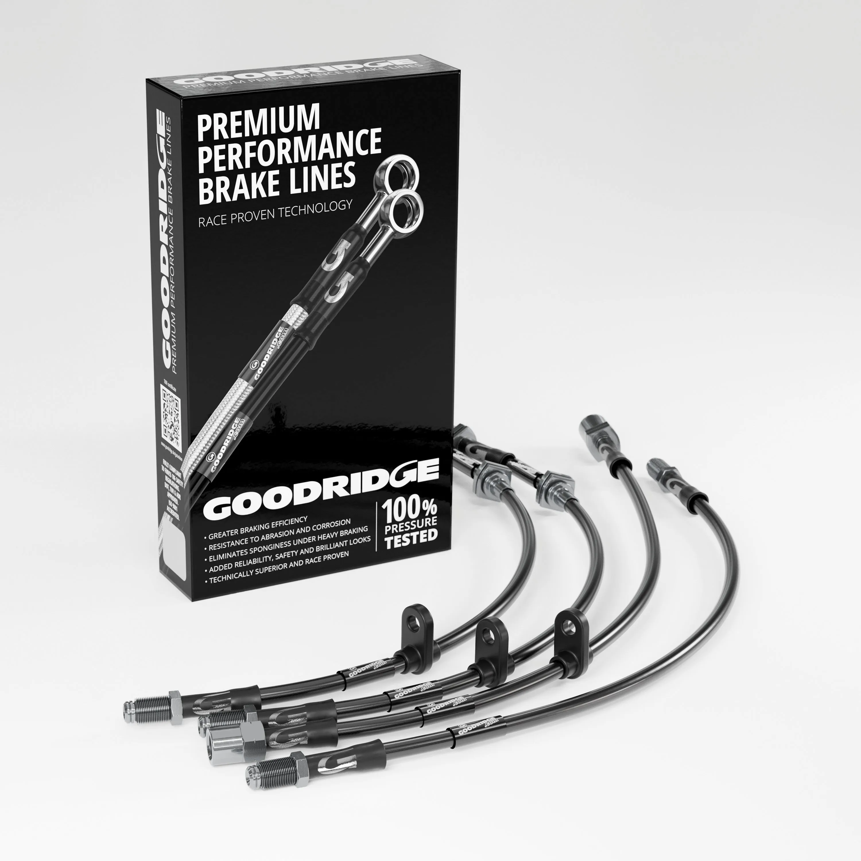BRAKE HOSE KIT FOR SAAB 9-3 SPORT 2.0TURBO AERO 2002-