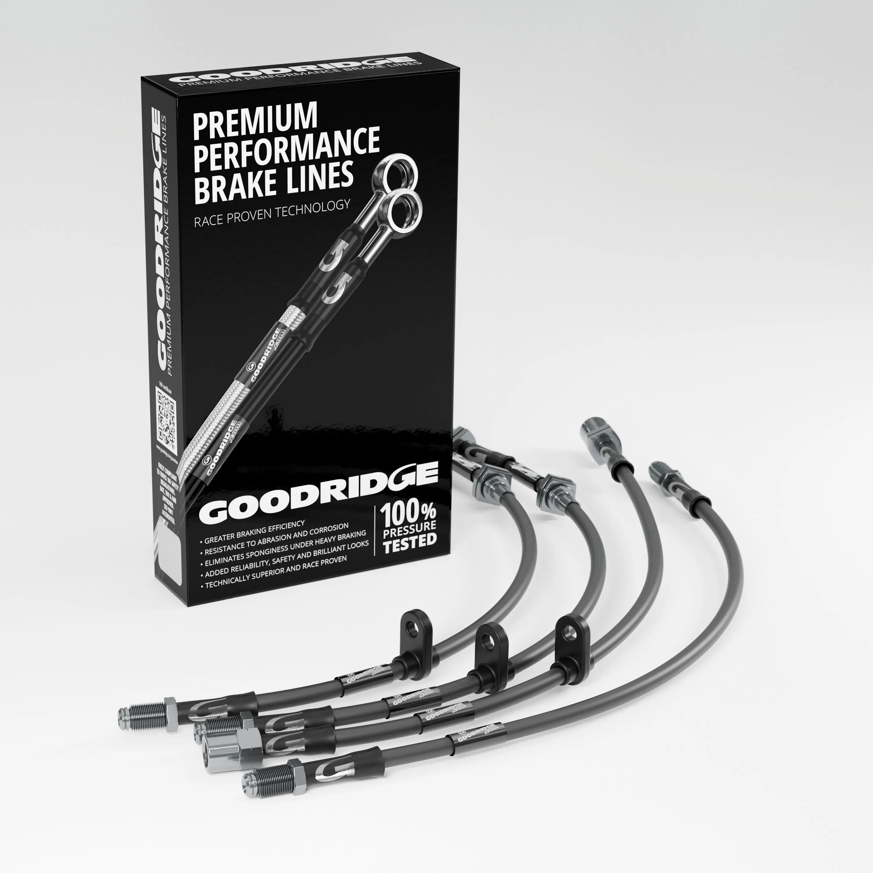 BRAKE HOSE KIT FOR SAAB 9-3 SPORT 2.0TURBO AERO 2002-
