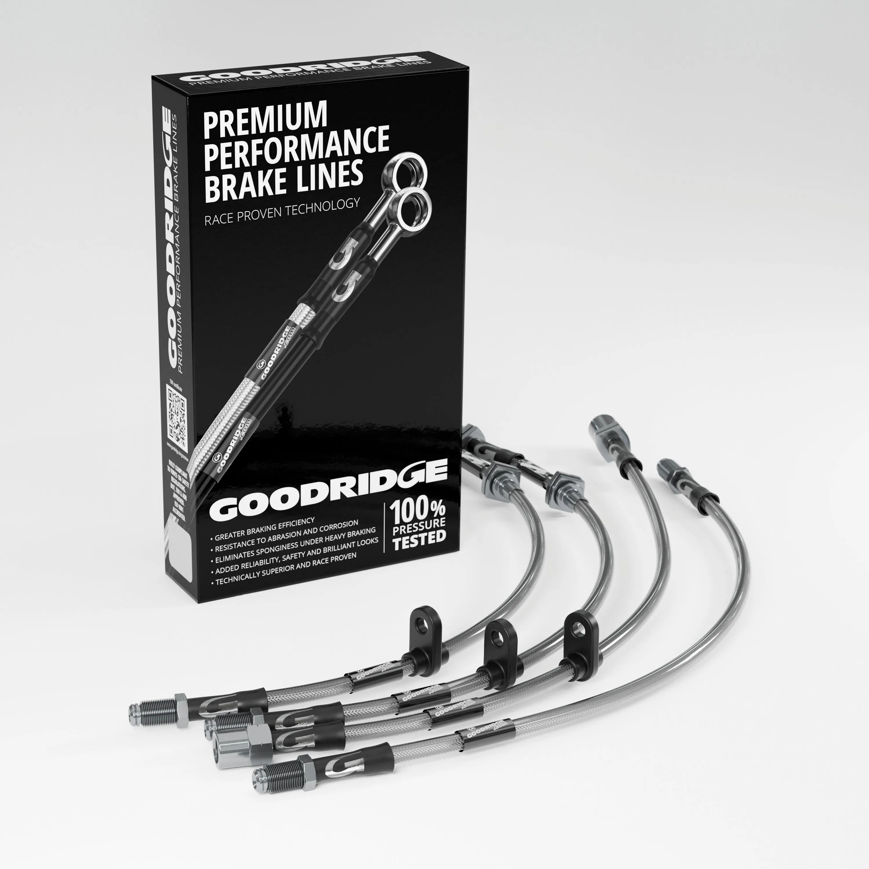 BRAKE HOSE KIT FOR SAAB 9-3 SPORT 2.0TURBO AERO 2002-