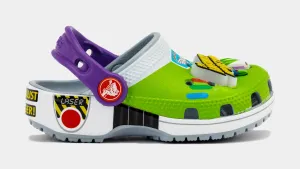 Buzz Lightyear Classic Clog Infant Toddler Sandals (Green/White/Purple) Free Shipping