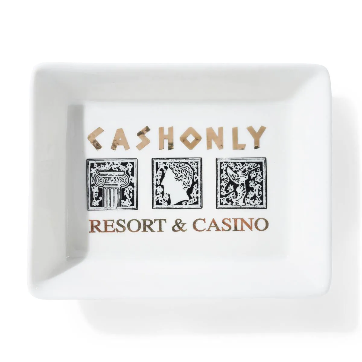 Cash Only - High Rollers Ceramic Tray