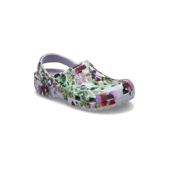 Classic Photoreal Floral Clogs