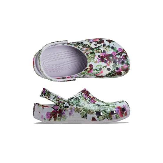 Classic Photoreal Floral Clogs