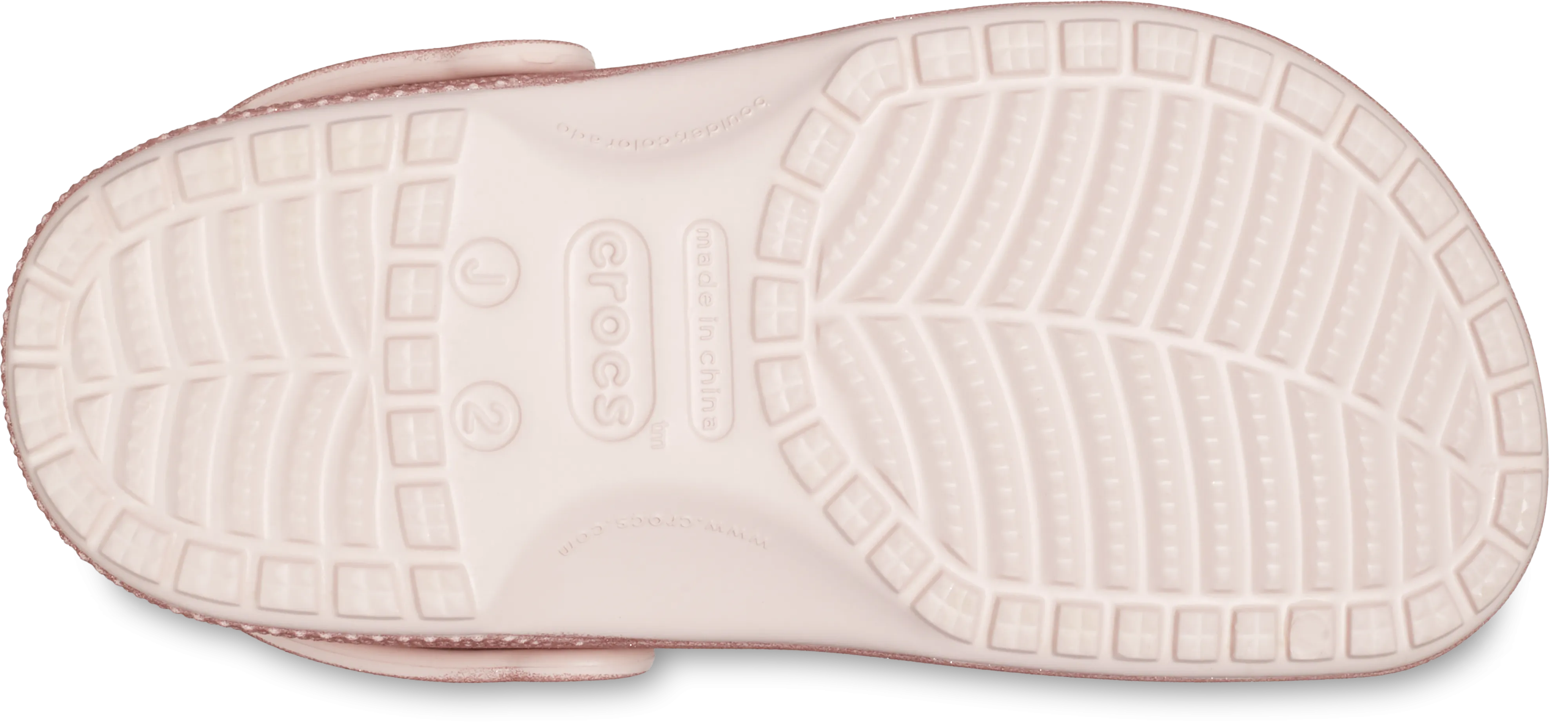 CROCS CLASSIC GLITTER CLOG 206993-6WV - rosé / Glitter