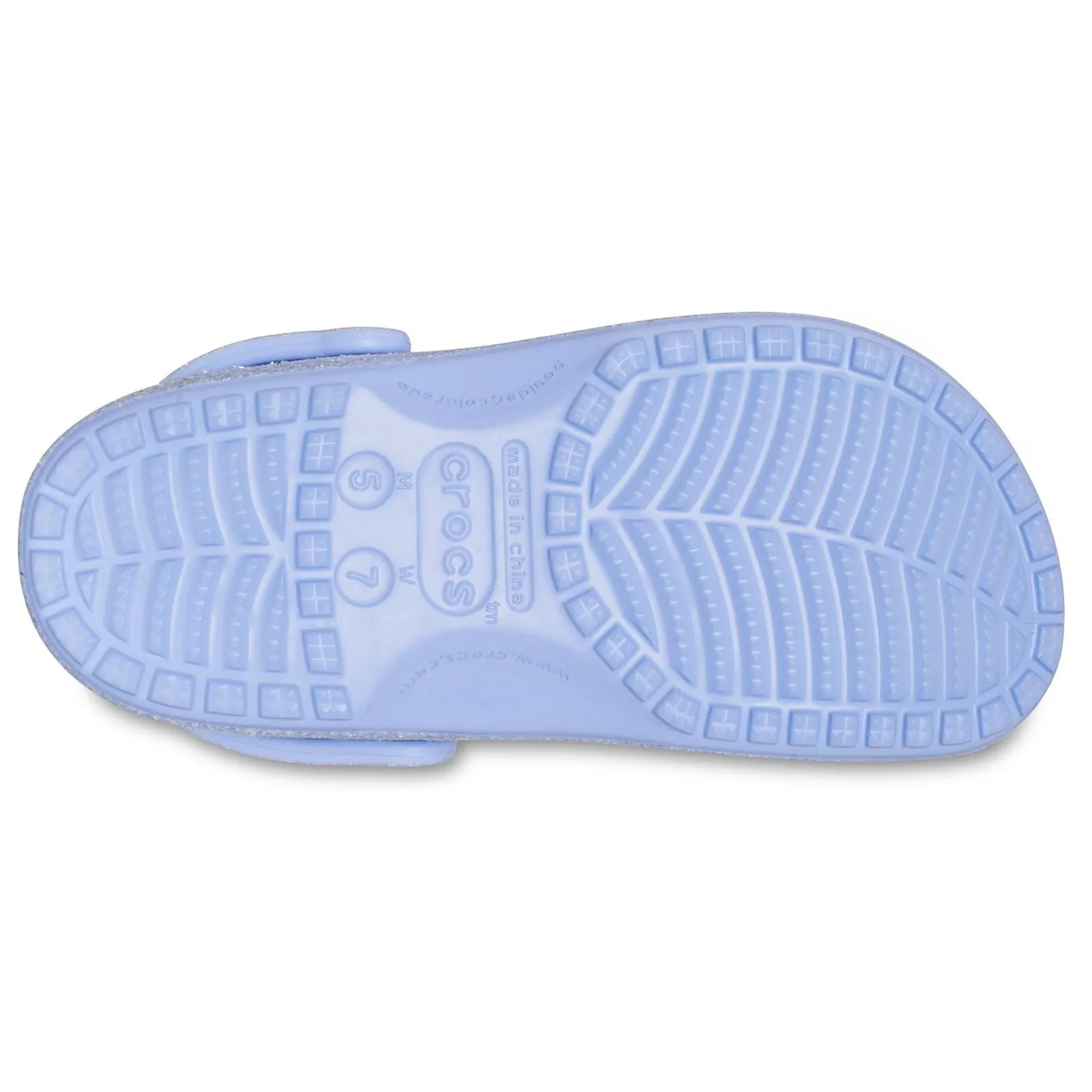 Crocs Unisex's Adult Classic Glitter Clog in 2 Colours, Sizes 4 to 8