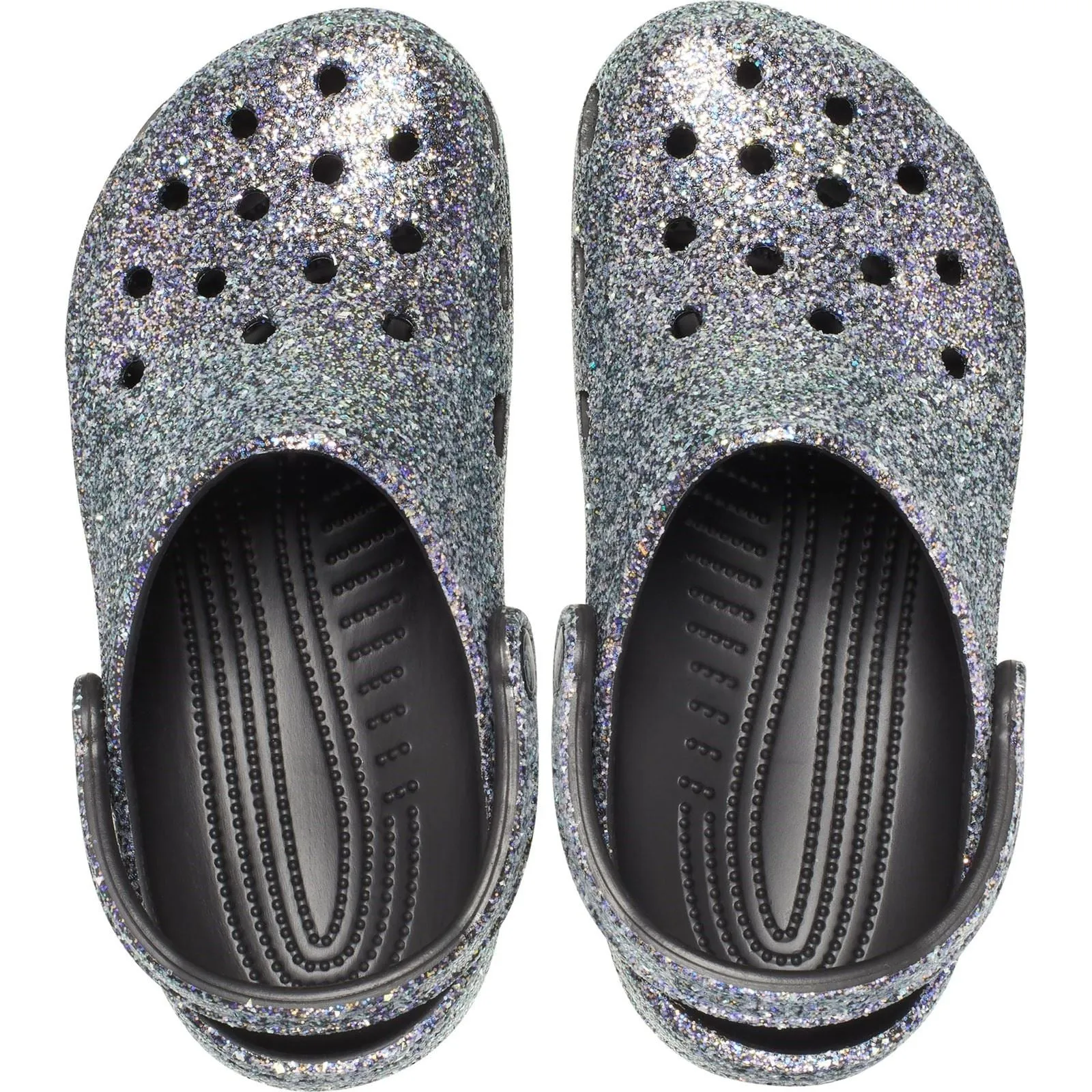 Crocs Unisex's Adult Classic Glitter Clog in 2 Colours, Sizes 4 to 8