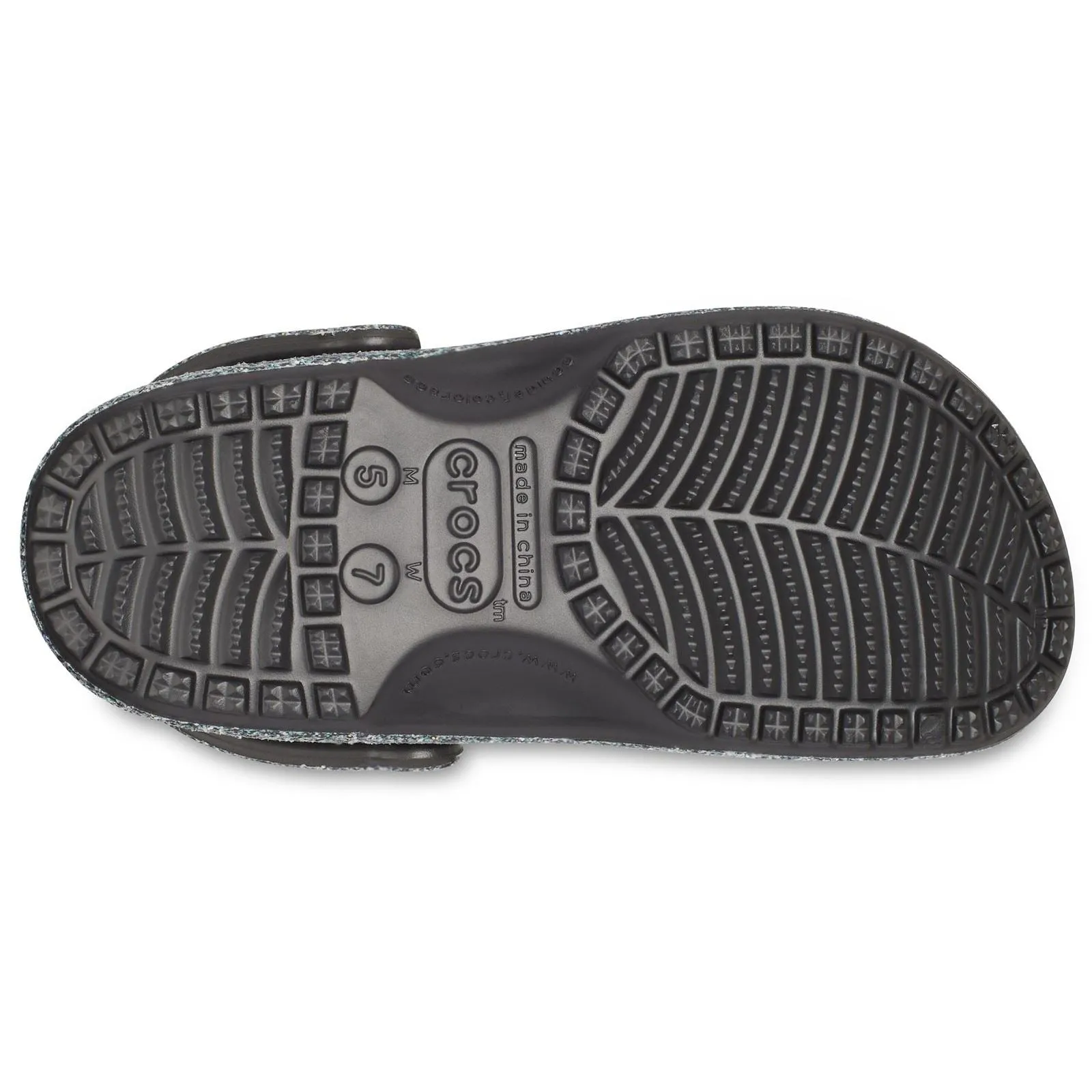 Crocs Unisex's Adult Classic Glitter Clog in 2 Colours, Sizes 4 to 8