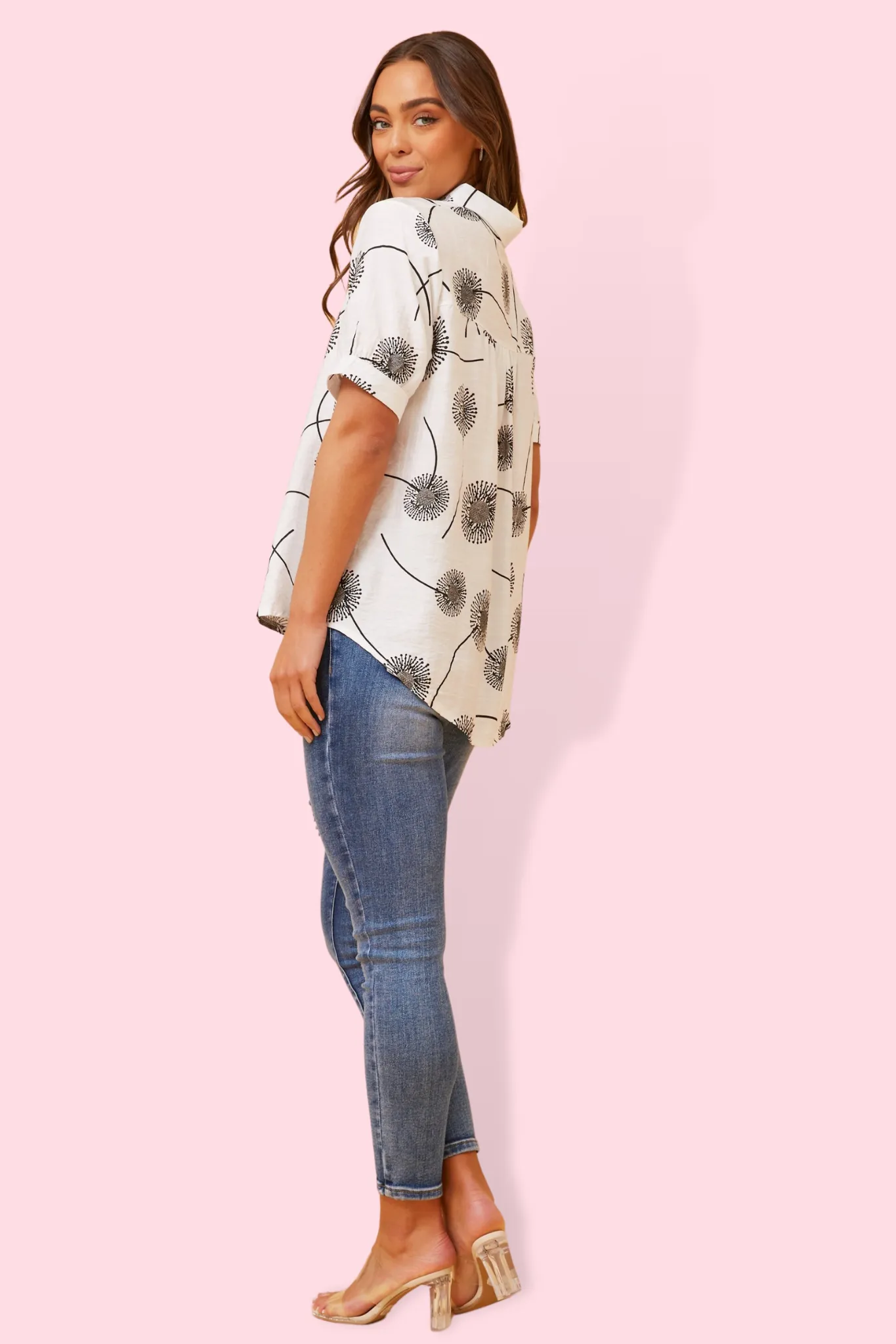 Dandelion Monochrome Top