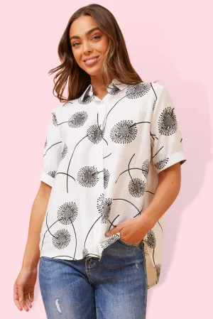 Dandelion Monochrome Top