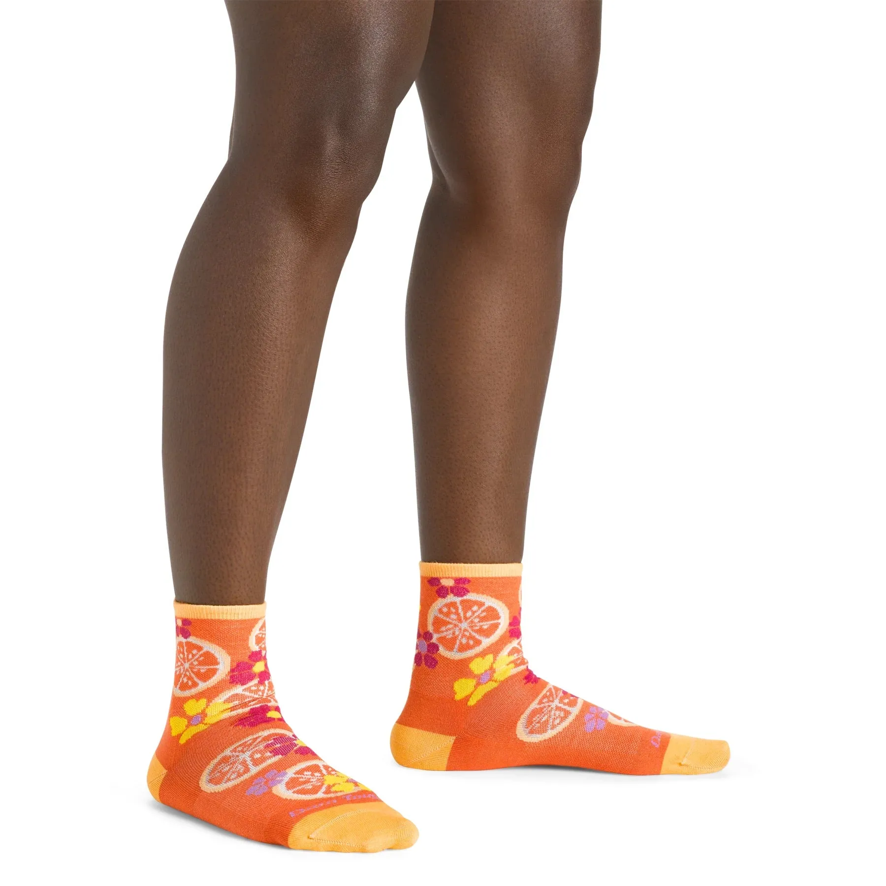 Darn Tough 6102 Women's Stand Shorty Lifestyle Socks - Grapefruit