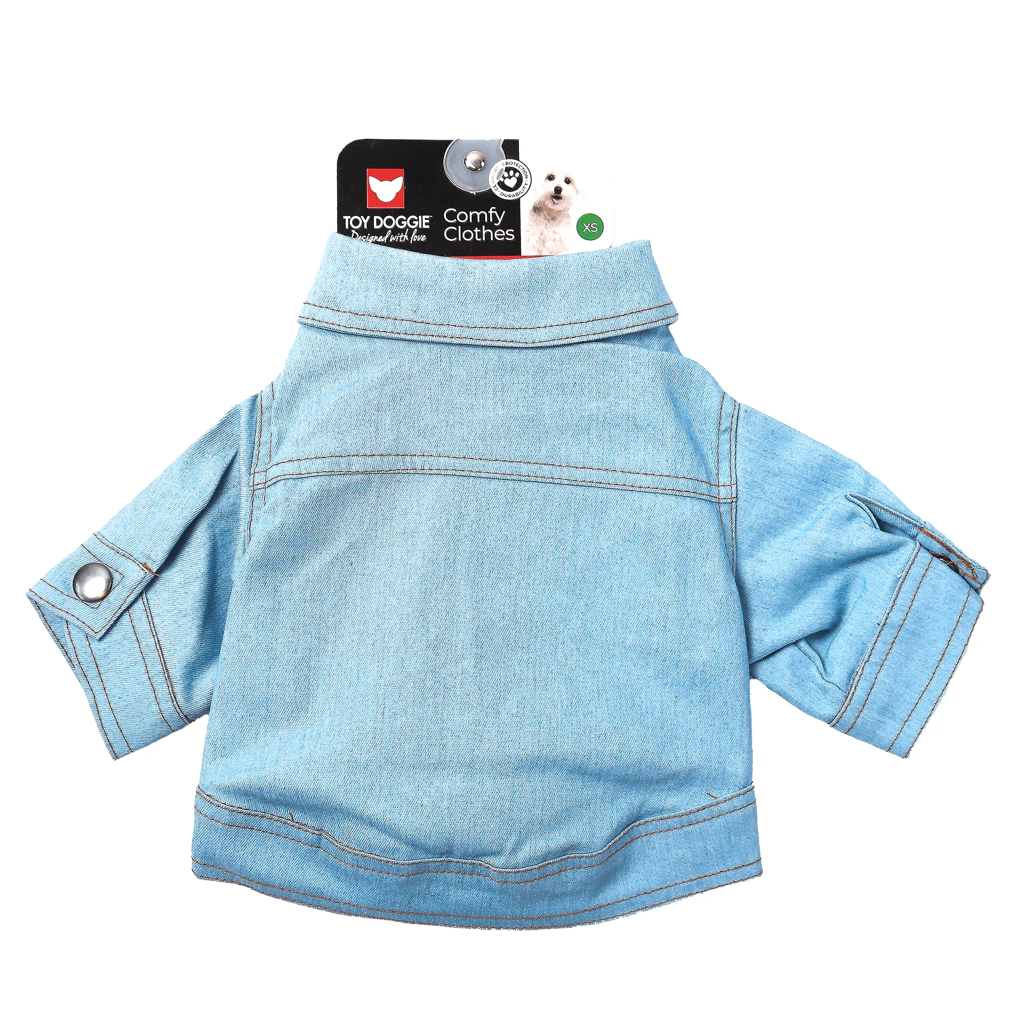 Denim Dog or Cat Long-Sleeve Jacket