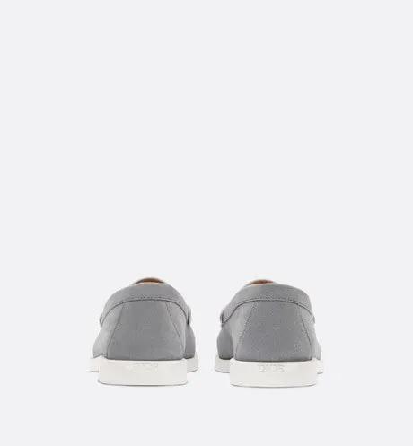 Dior Granville Loafer • Dior Gray Suede and Dior Oblique Jacquard