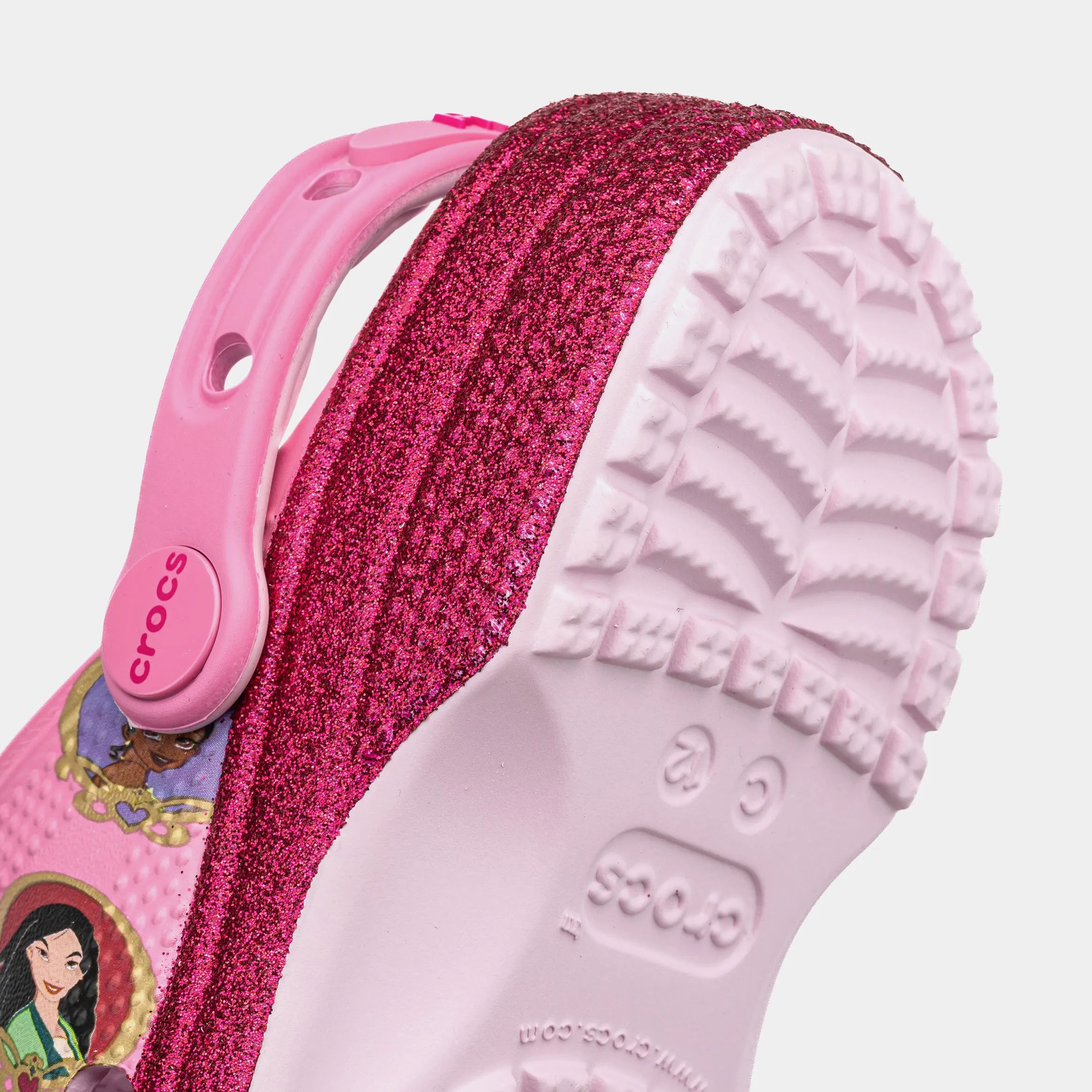 Disney Princess Classic Clog Preschool/Grade School Sandals (Soft Pink)