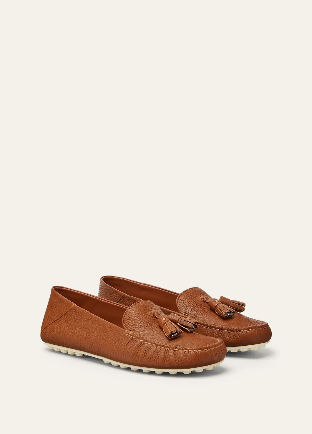 Dot Sole Walk in Brown Leather for Women