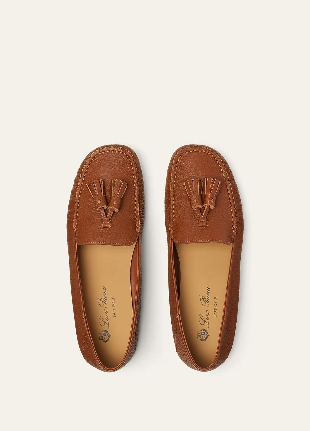 Dot Sole Walk in Brown Leather for Women