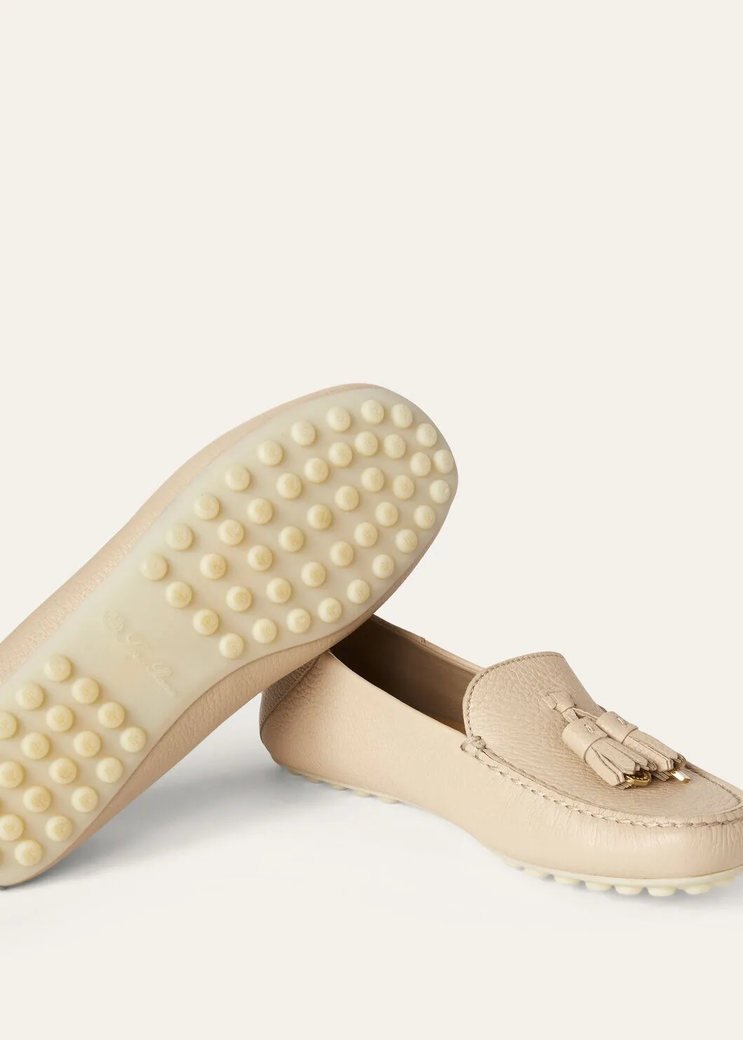 Dot Sole Walk in Camel Leather for Women
