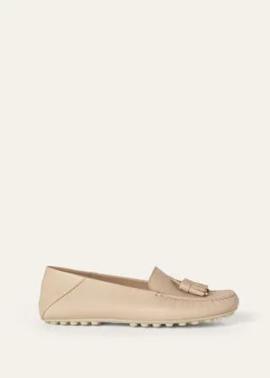 Dot Sole Walk in Camel Leather for Women