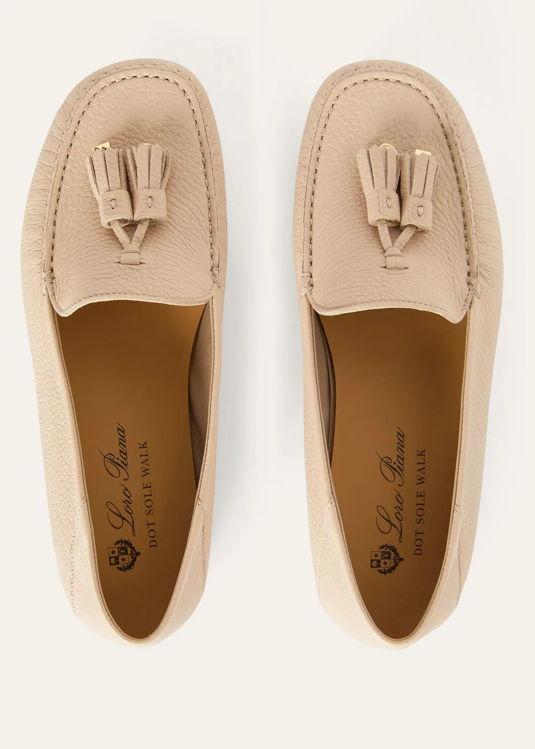Dot Sole Walk in Camel Leather for Women