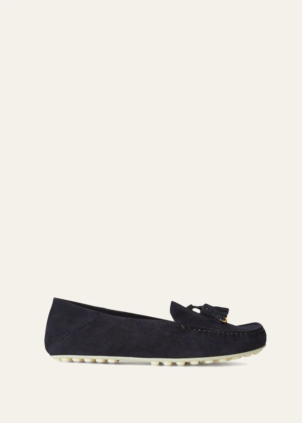 Dot Sole Walk in Navy Blue Suede for Women