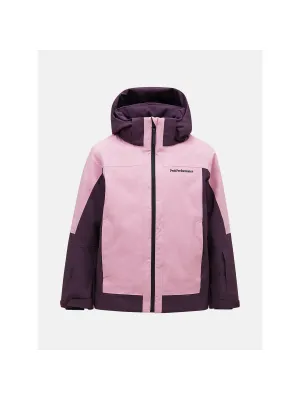 Dziecięca Kurtka narciarska Peak Performance Jr Rider Tech Insulated J brązowa